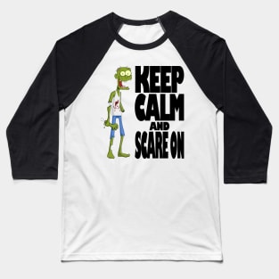 Halloween - Keep calm and scare on Baseball T-Shirt